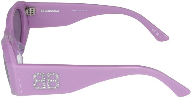 Balenciaga Sunglasses Balenciaga BB0396SK 004 violet violet violet 55/20/145 Grijs