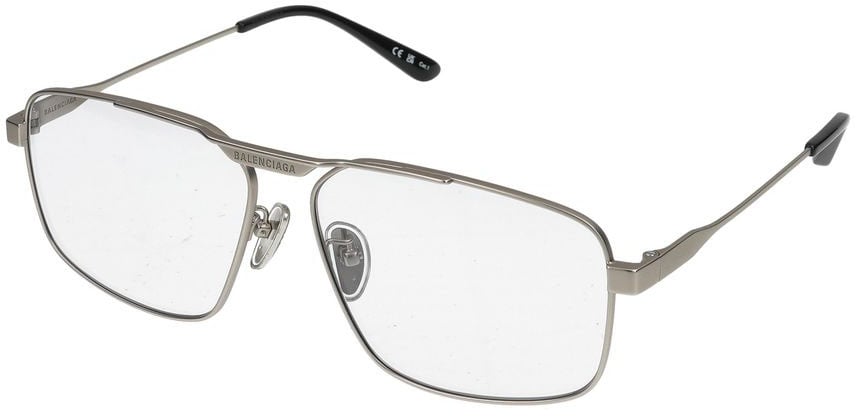 Balenciaga Sunglasses BB0418SK 004 silver silver grey 62/14/145 Wit