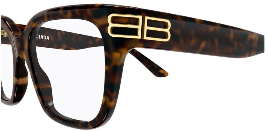 Balenciaga Bb0437o Oversized Square Frame Sunglasses Zwart