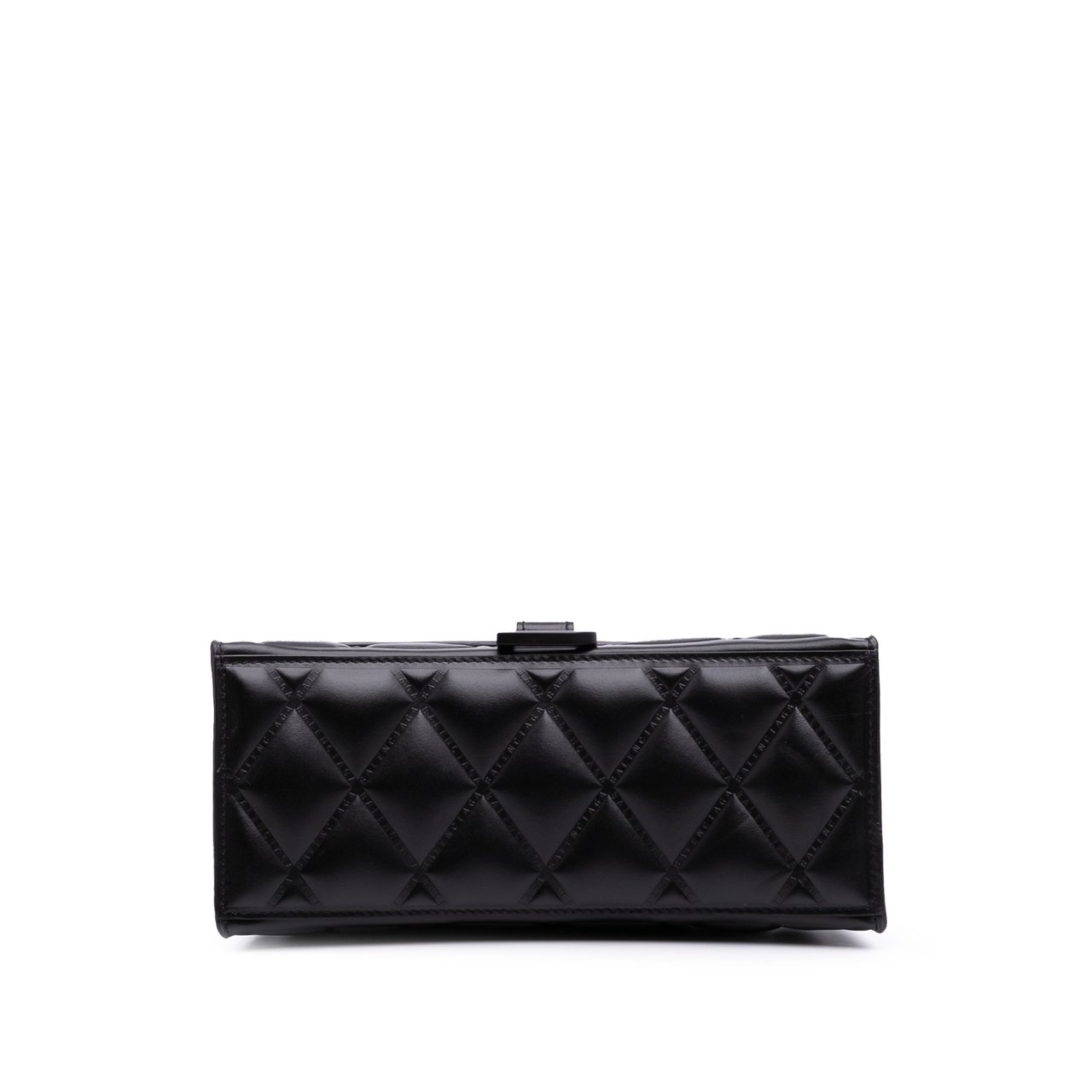 Balenciaga Small Quilted Leather Hourglass Top Handle Bag Zwart
