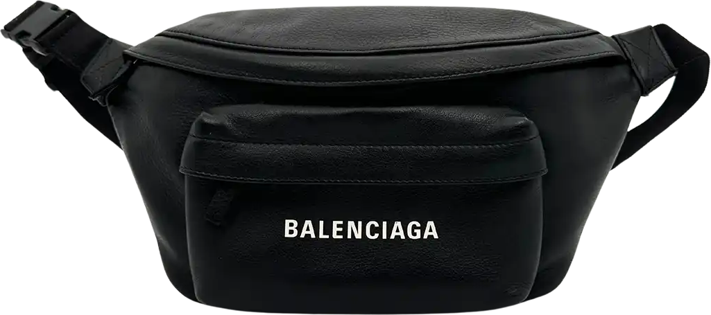 Balenciaga Balenciaga Everyday Beltpack Bag black leather / very good Zwart