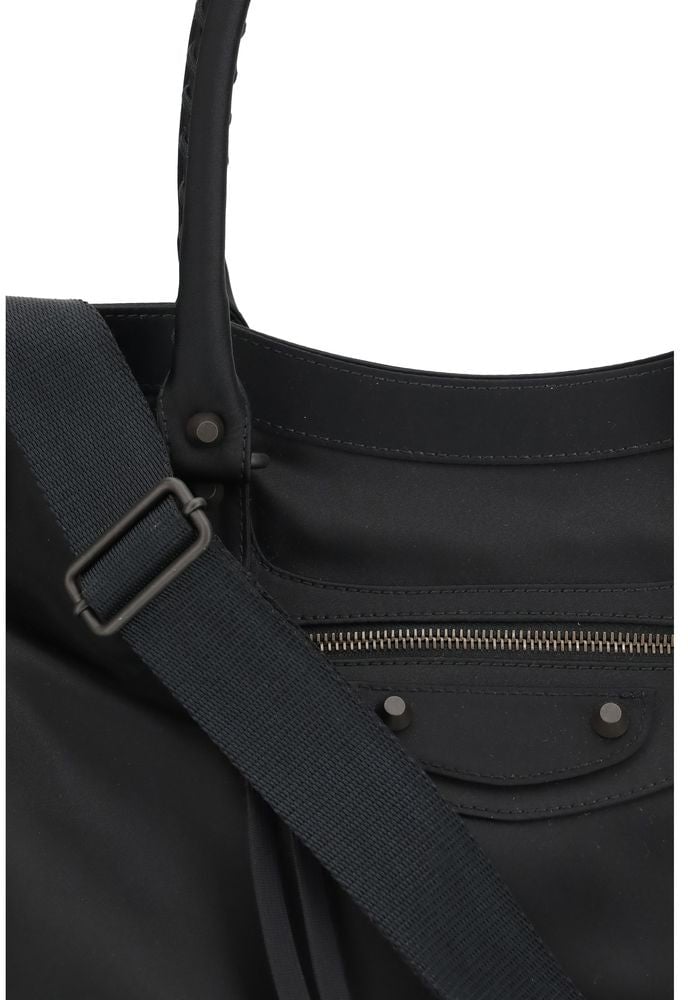 Balenciaga Balenciaga Black Polyamide Handbag Zwart