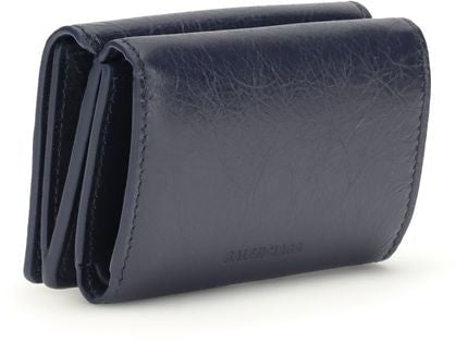 Balenciaga Balenciaga Blue Lamb Ovis Aries Aries Wallet Blauw