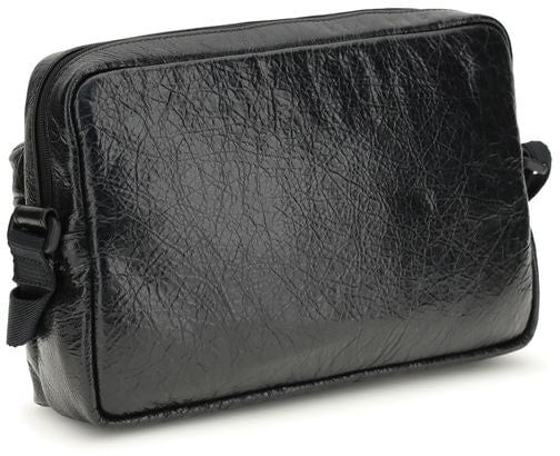 Balenciaga Balenciaga Black Lamb Ovis Aries Aries Shoulder Bag Zwart