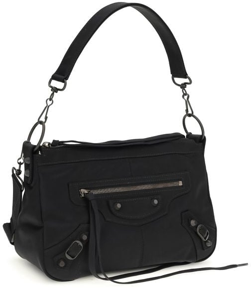 Balenciaga Balenciaga Black Polyamide Shoulder Bag Zwart