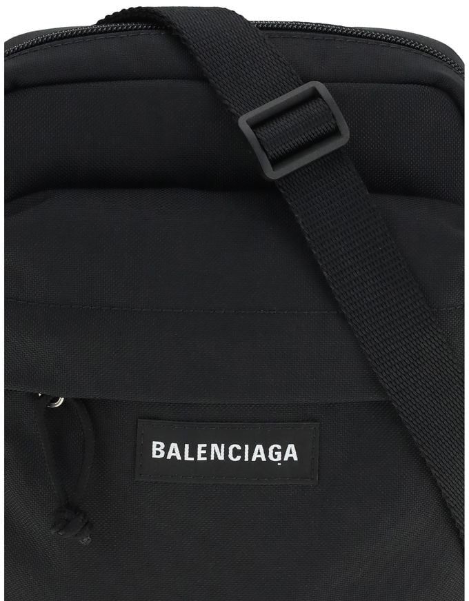 Balenciaga Balenciaga Black Polyamide Shoulder Bag Zwart