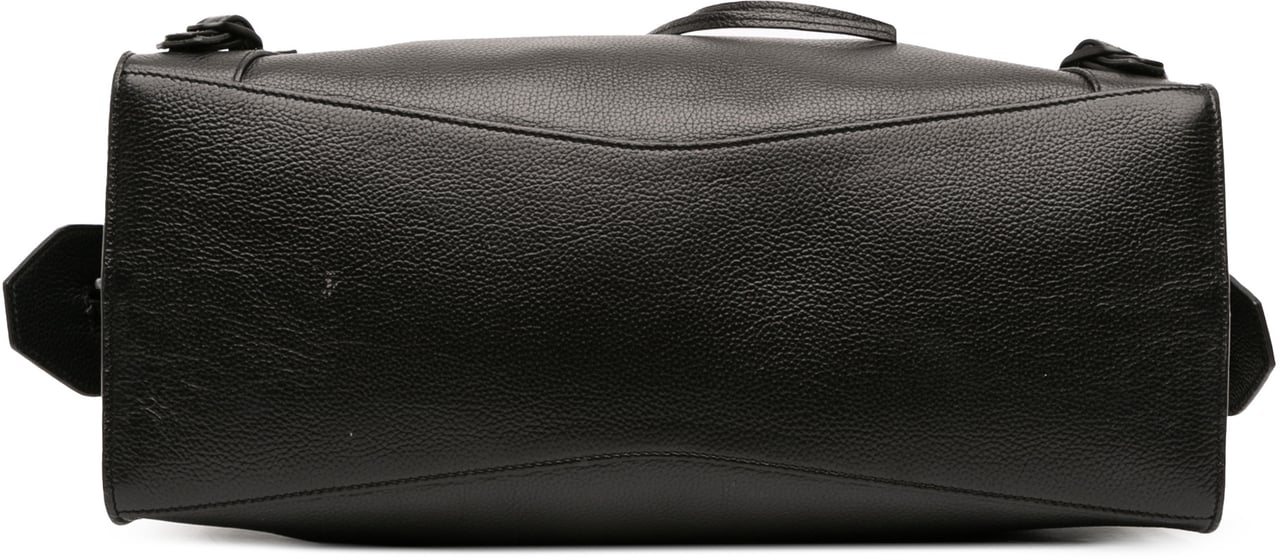 Balenciaga Medium Grained Calfskin Neo Classic City Satchel Zwart