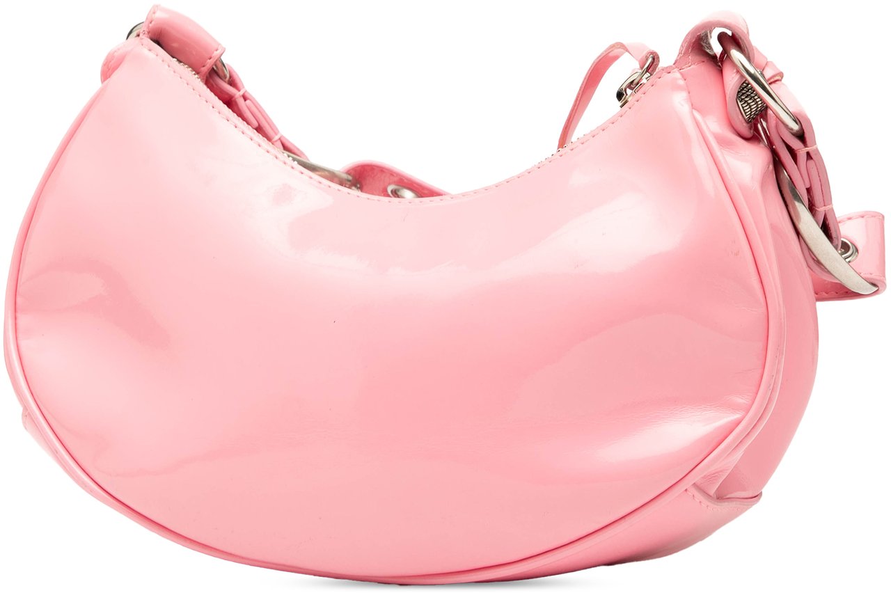 Balenciaga Patent Motocross Le Cagole XS Roze