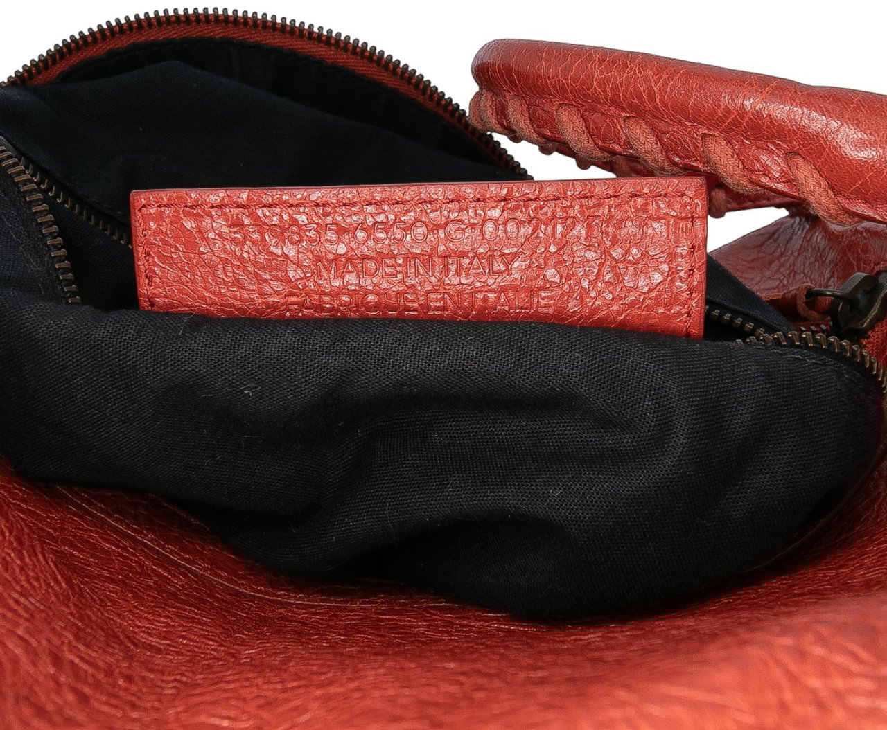 Balenciaga Lambskin Motocross Classic Traveler Convertible Backpack Rood
