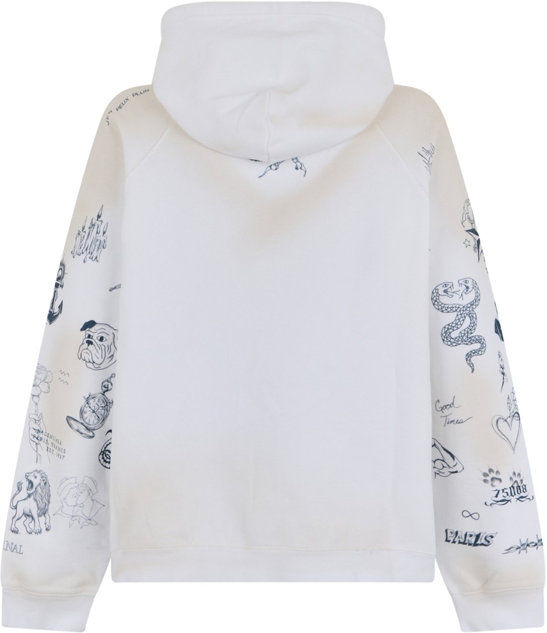 Balenciaga Sweatshirt with graphic details Grijs