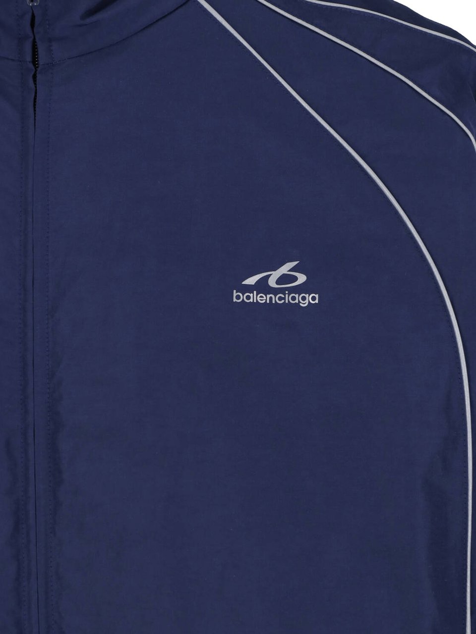 Balenciaga Blue cotton blend jacket Blauw