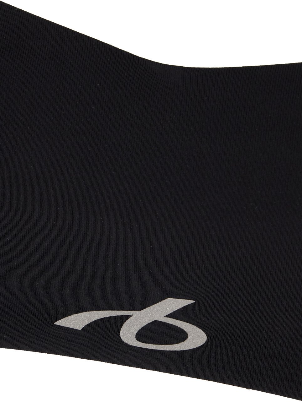 Balenciaga Black stretch nylon crop top Zwart