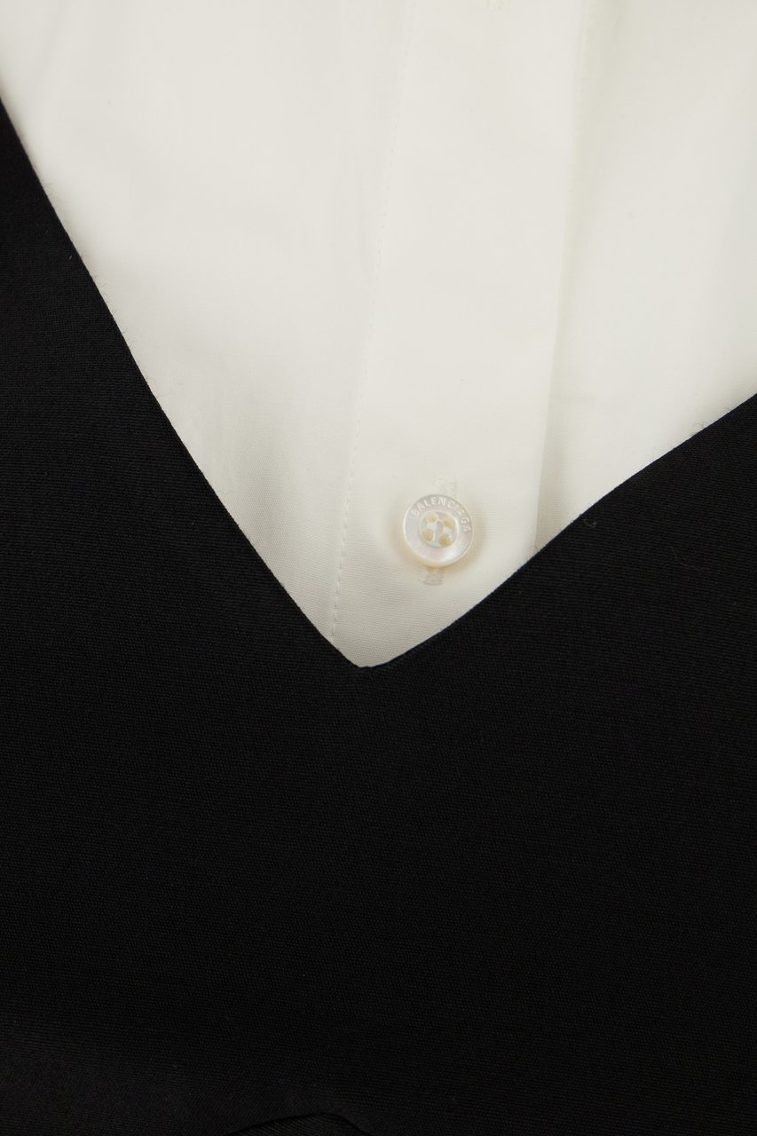 Balenciaga Black wool blend dress Divers