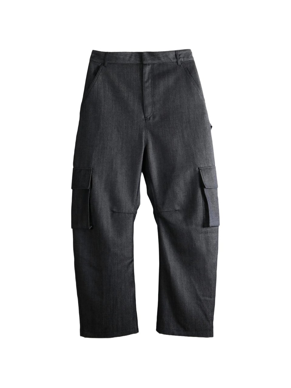 Balenciaga Wide-Leg High Waist Cargo Pants Zwart
