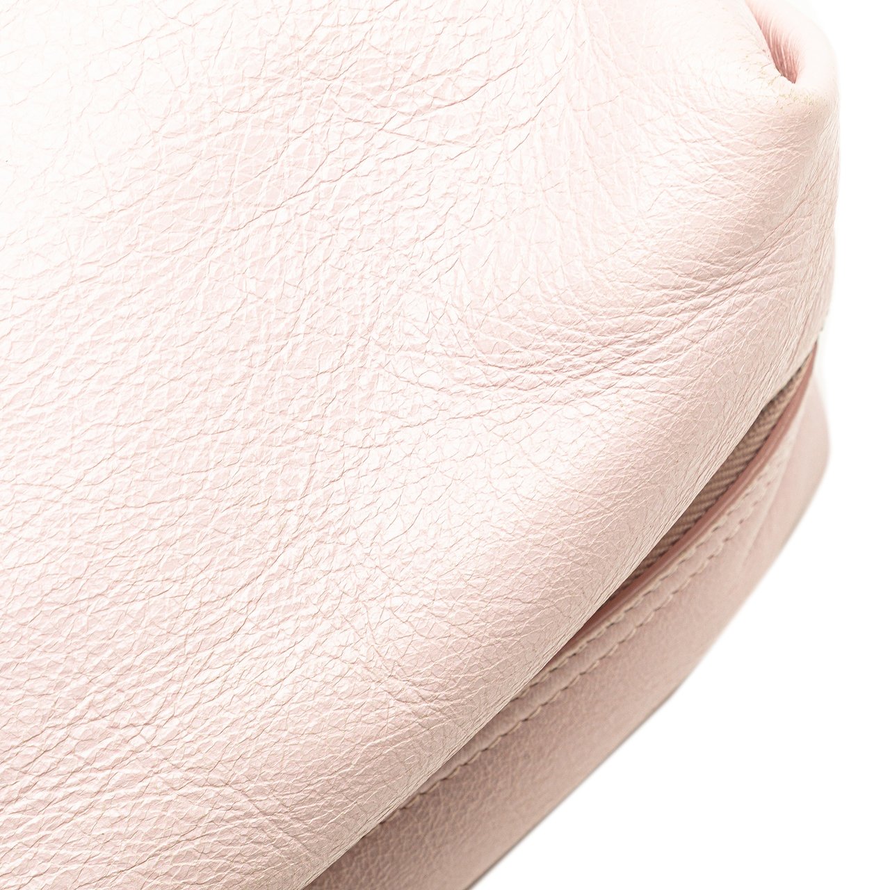 Balenciaga Lambskin Motocross Classic Toiletry Pouch Roze