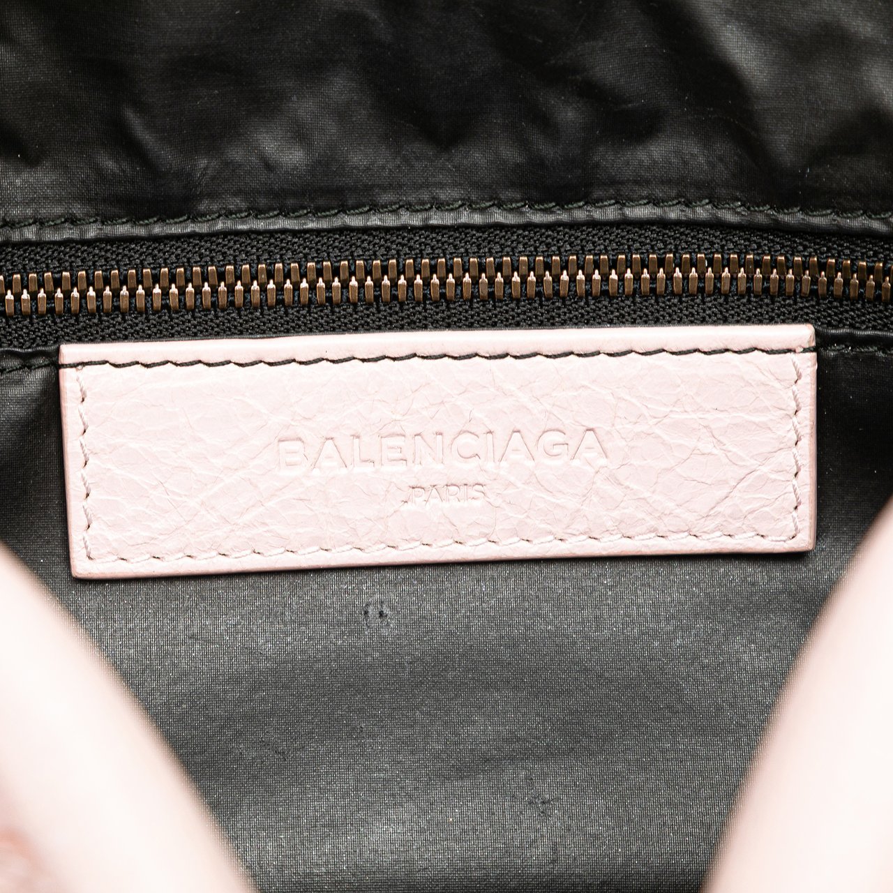 Balenciaga Lambskin Motocross Classic Toiletry Pouch Roze