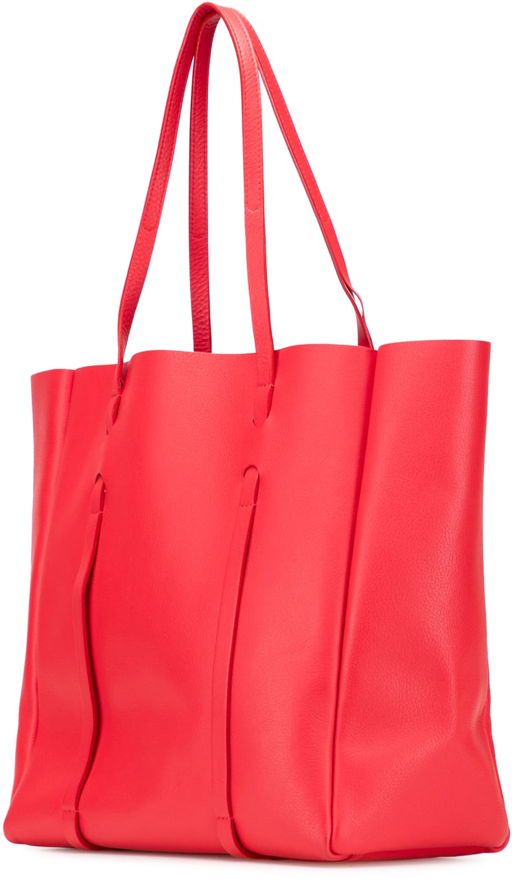 Balenciaga Leather Everyday Tote S Rood