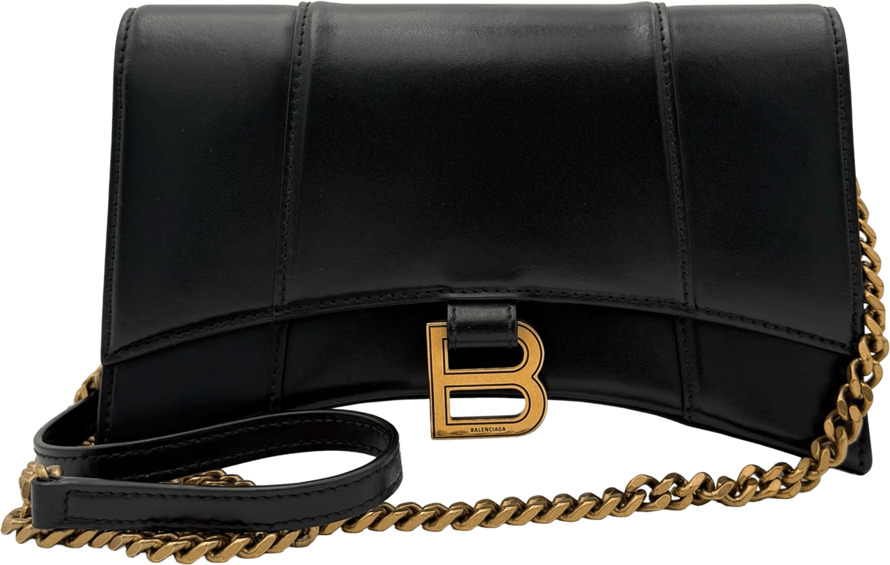 Balenciaga Balenciaga Hourglass Chain - Black Zwart