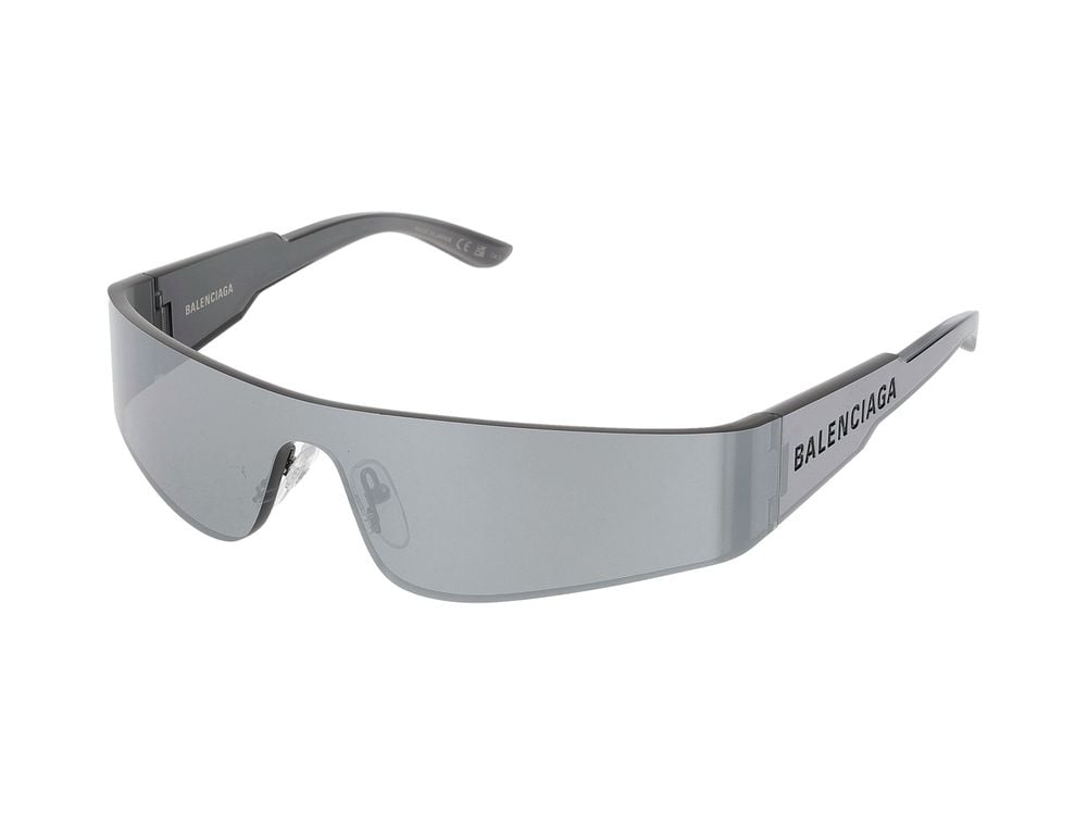 Balenciaga Sunglasses BB0041S 002 silver silver silver 99/1/125 Grijs