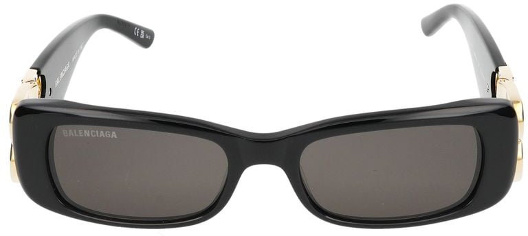 Balenciaga Sunglasses Balenciaga BB0096S 001 black gold grey 51/18/130 Grijs