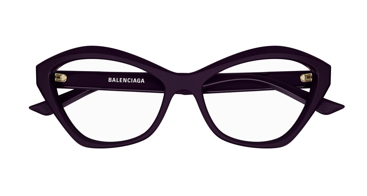 Balenciaga Eyeglasses Balenciaga BB0341O 003 violet violet transparent 56/16/145 Wit