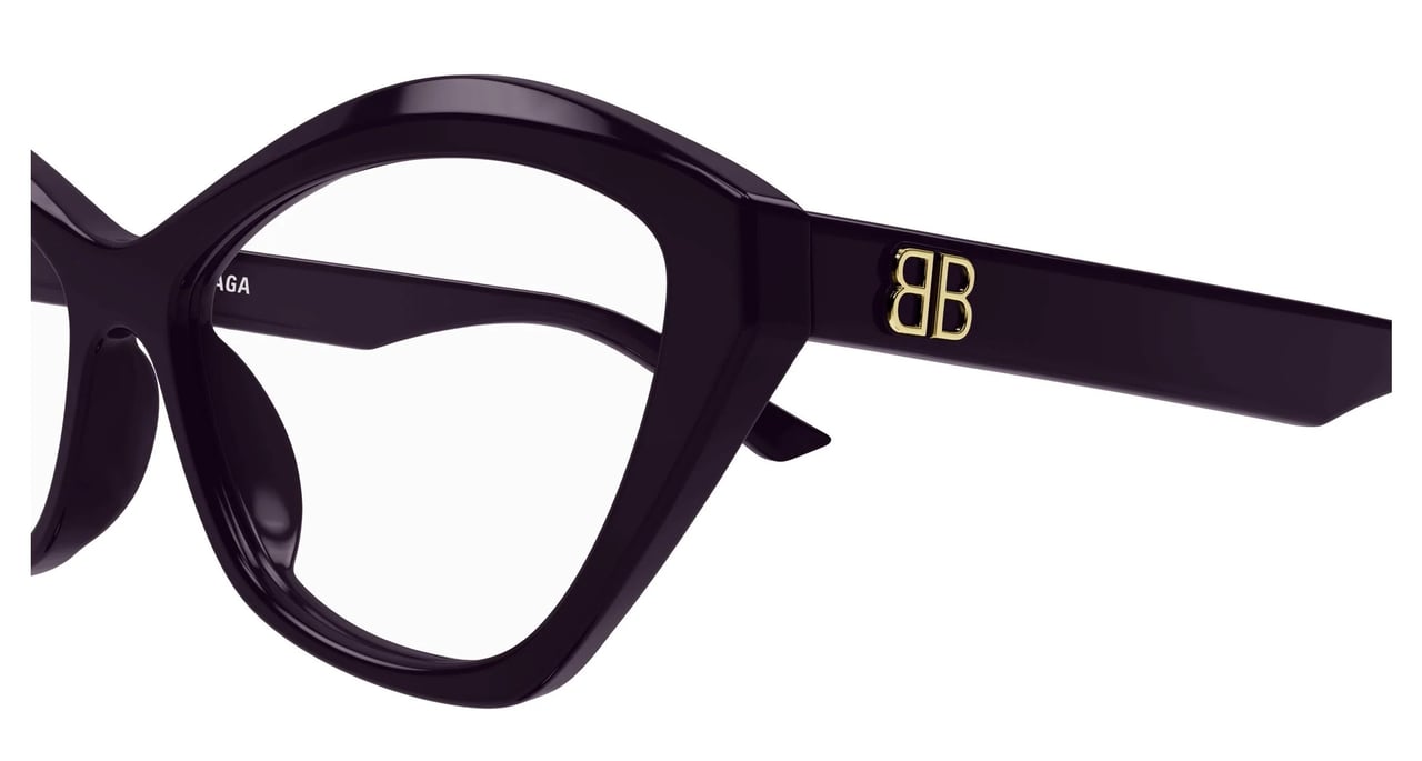 Balenciaga Eyeglasses Balenciaga BB0341O 003 violet violet transparent 56/16/145 Wit