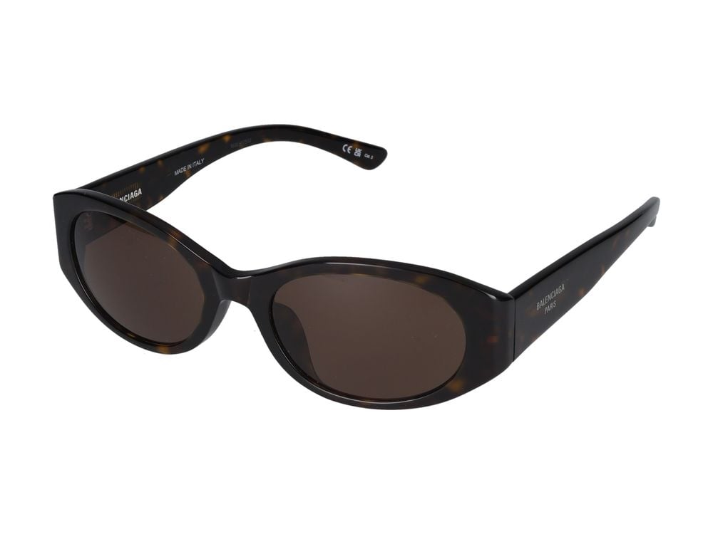 Balenciaga Havana Oversized Cat-Eye Sunglasses Grijs