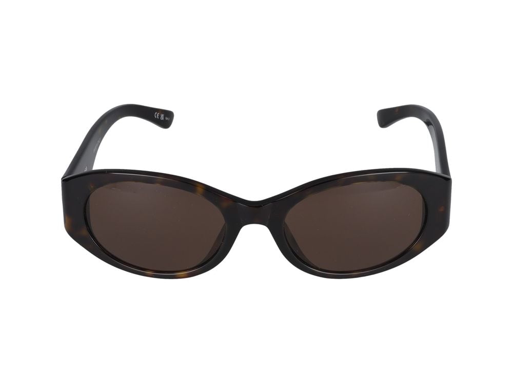 Balenciaga Havana Oversized Cat-Eye Sunglasses Grijs