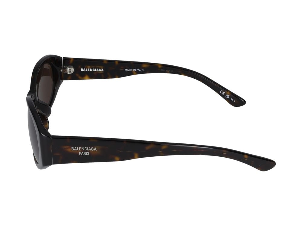 Balenciaga Havana Oversized Cat-Eye Sunglasses Grijs