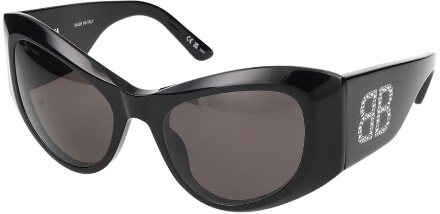 Balenciaga Sunglasses Balenciaga BB0393S 005 black black grey 57/21/145 Grijs