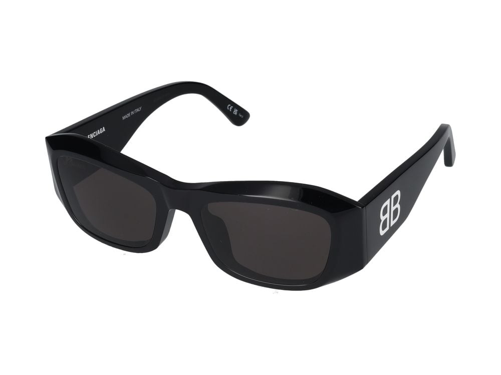 Balenciaga Sunglasses Balenciaga BB0397SA 001 black black grey 54/19/145 Zwart