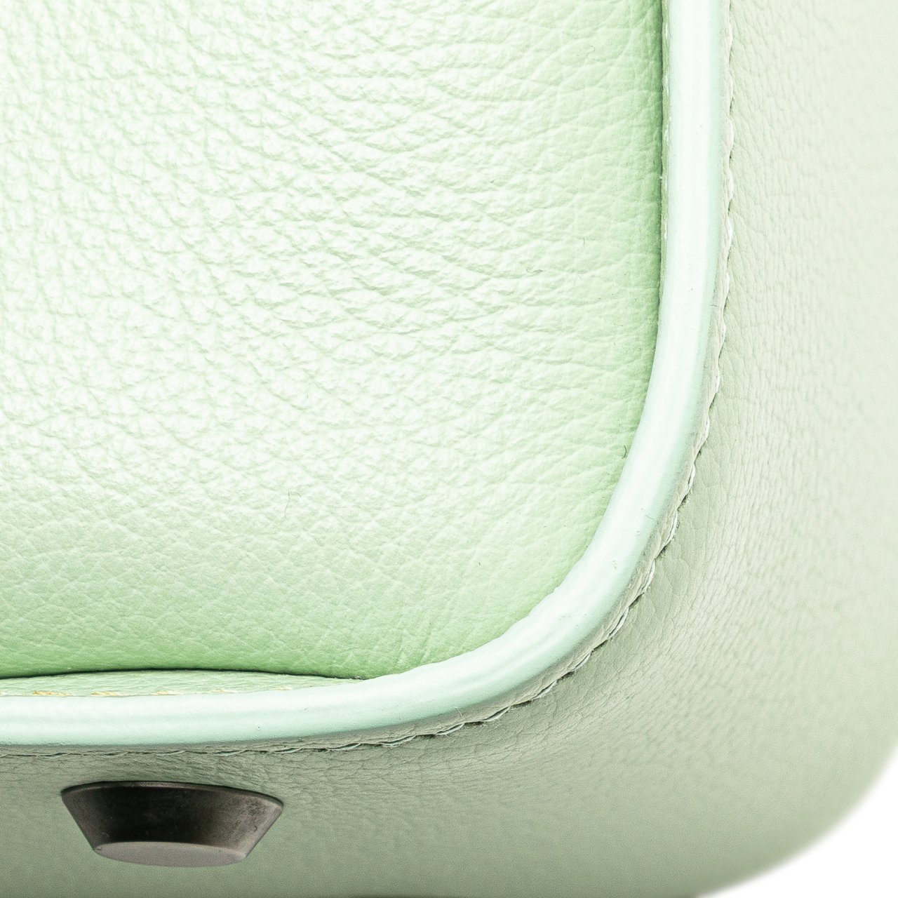 Balenciaga Pebbled Calfskin Tool 2.0 North South XS Tote Groen