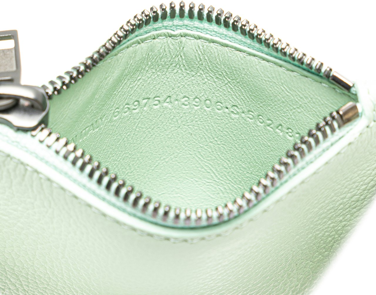 Balenciaga Pebbled Calfskin Tool 2.0 North South XS Tote Groen