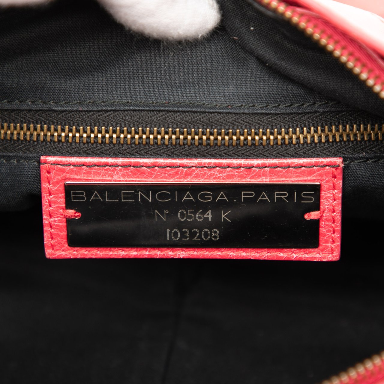 Balenciaga Lambskin Motocross Classic First Satchel Rood