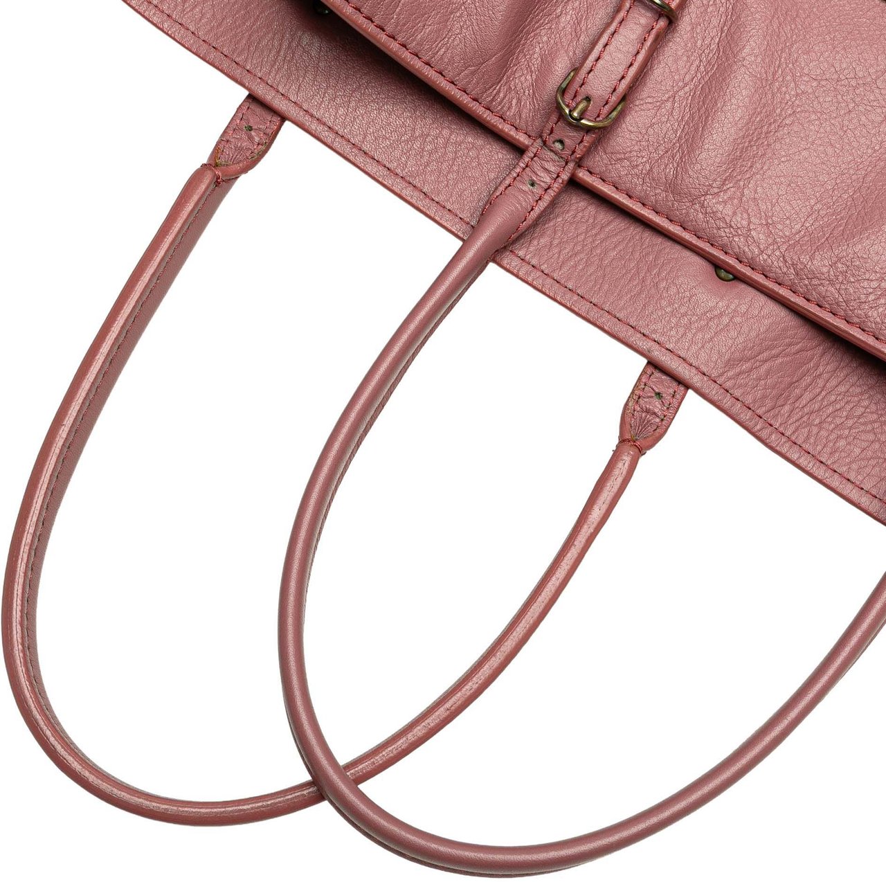 Balenciaga Leather Papier A5 Tote Roze