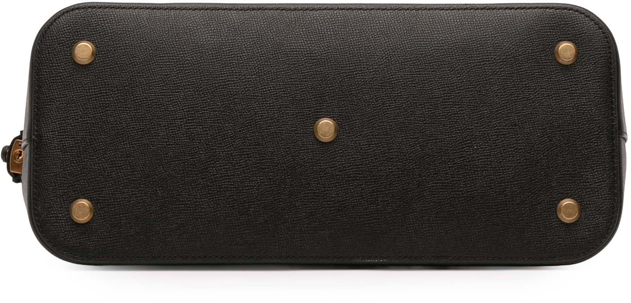 Balenciaga M Grained Calfskin Ville Top Handle Bag Zwart