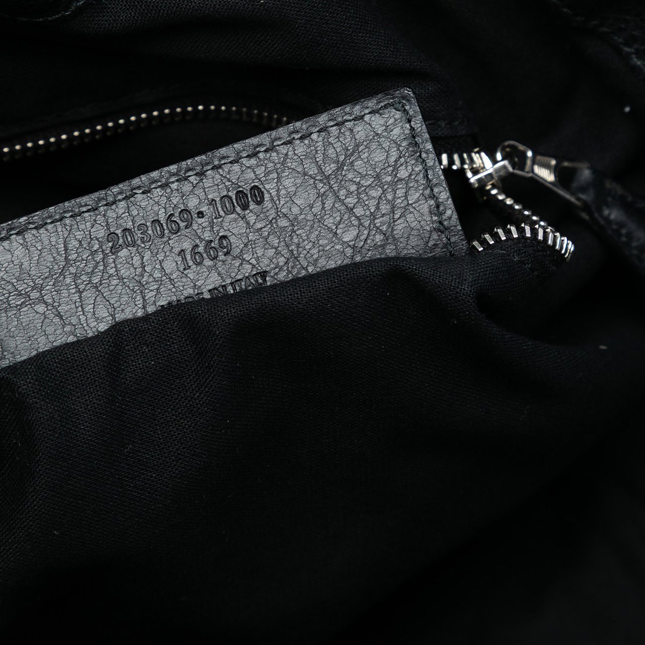 Balenciaga Lambskin Motocross Giant 21 Pompon Bag Zwart