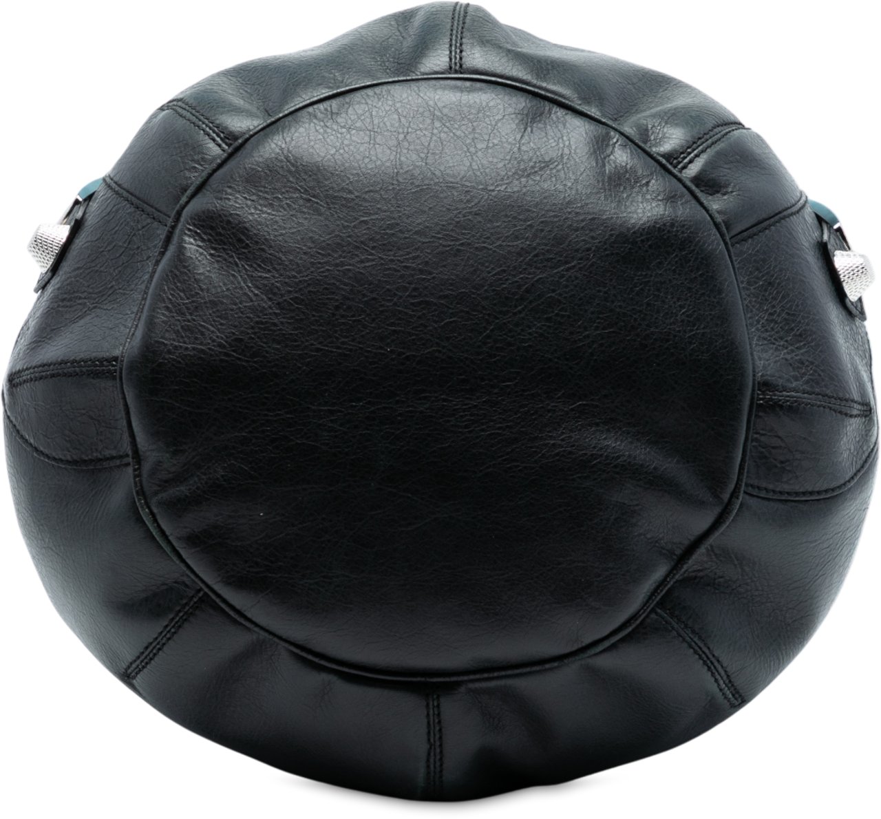 Balenciaga Lambskin Motocross Giant 21 Pompon Bag Zwart