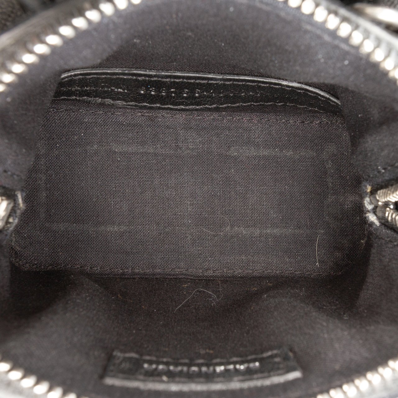 Balenciaga Mini Crocodile Embossed Calfskin Ville Satchel Zwart