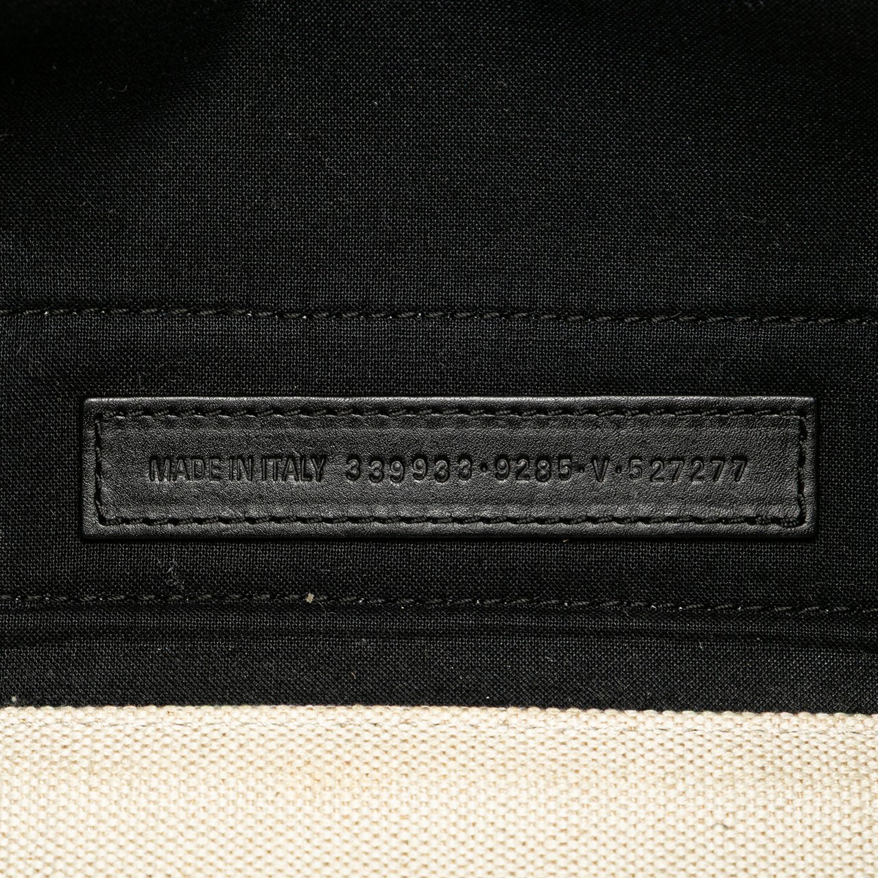 Balenciaga Canvas Navy Cabas Tote S Wit