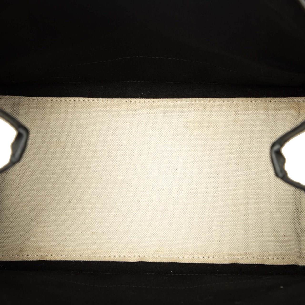 Balenciaga Canvas Navy Cabas Tote S Wit