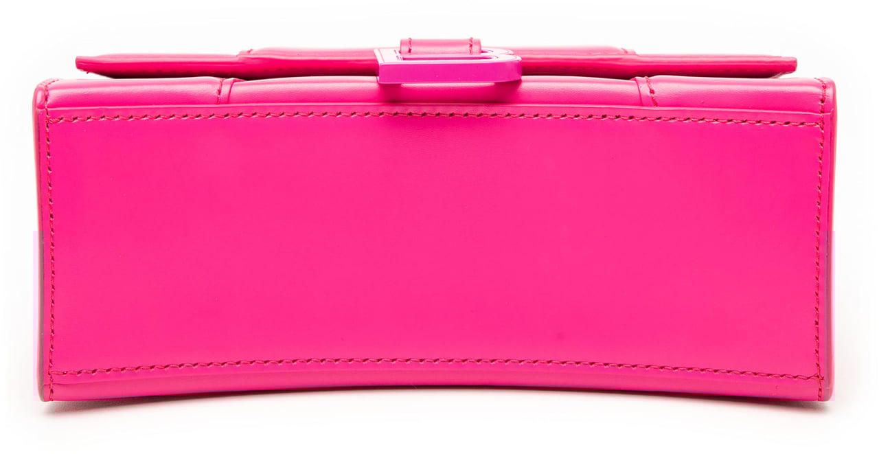 Balenciaga XS Calfskin Hourglass Top Handle Bag Roze