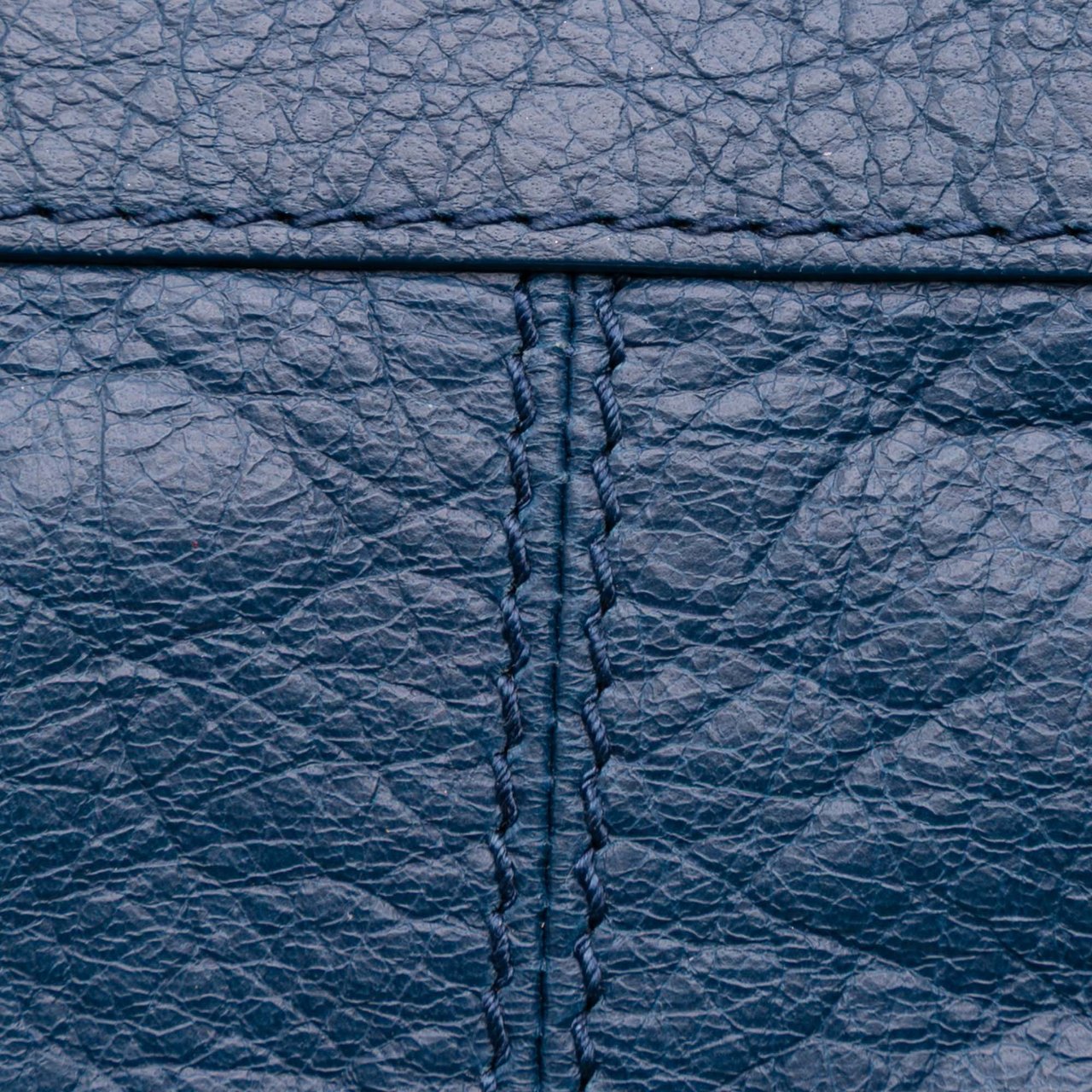 Balenciaga Lambskin Motocross Classic Clip M Clutch Blauw
