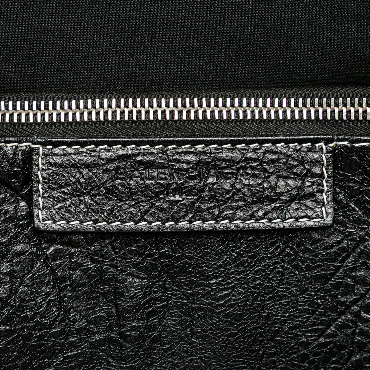 Balenciaga S Lambskin Bazar Shopper Satchel Blauw