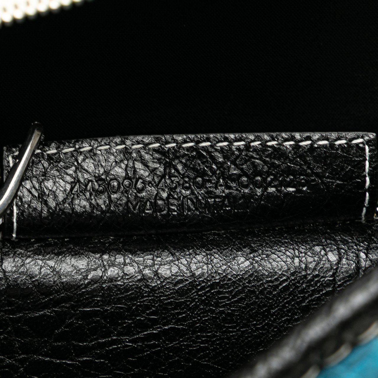 Balenciaga S Lambskin Bazar Shopper Satchel Blauw