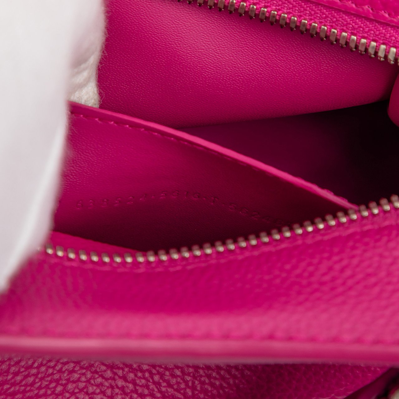 Balenciaga Mini Grained Calfskin Motocross Neo Classic City Satchel Roze