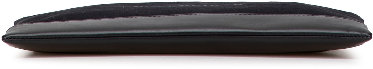 Balenciaga Canvas Navy Clip M Clutch Zwart