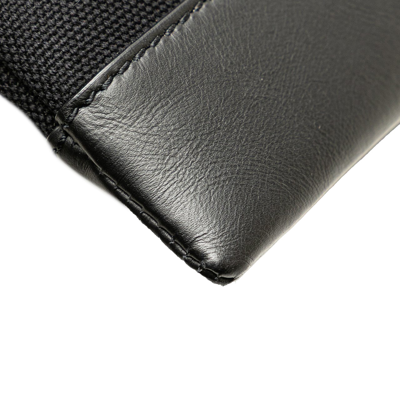 Balenciaga Canvas Navy Clip M Clutch Zwart