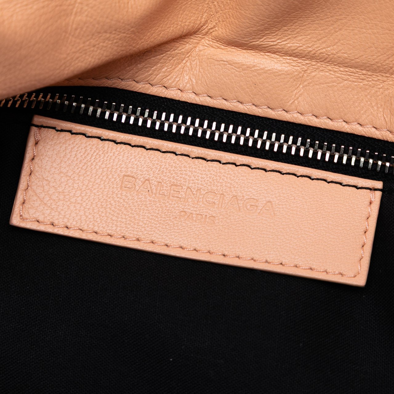 Balenciaga Chevre Motocross Classic Metallic Edge Envelope Clutch with Strap Roze