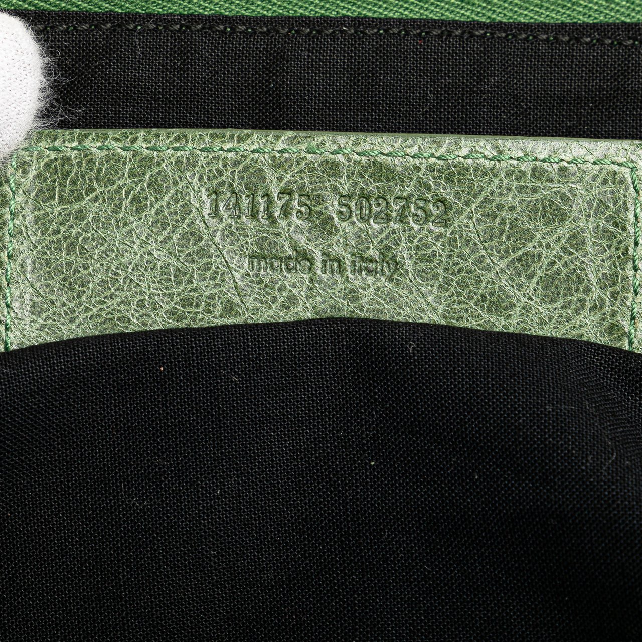 Balenciaga Lambskin Motocross Classic Day Messenger Bag Groen